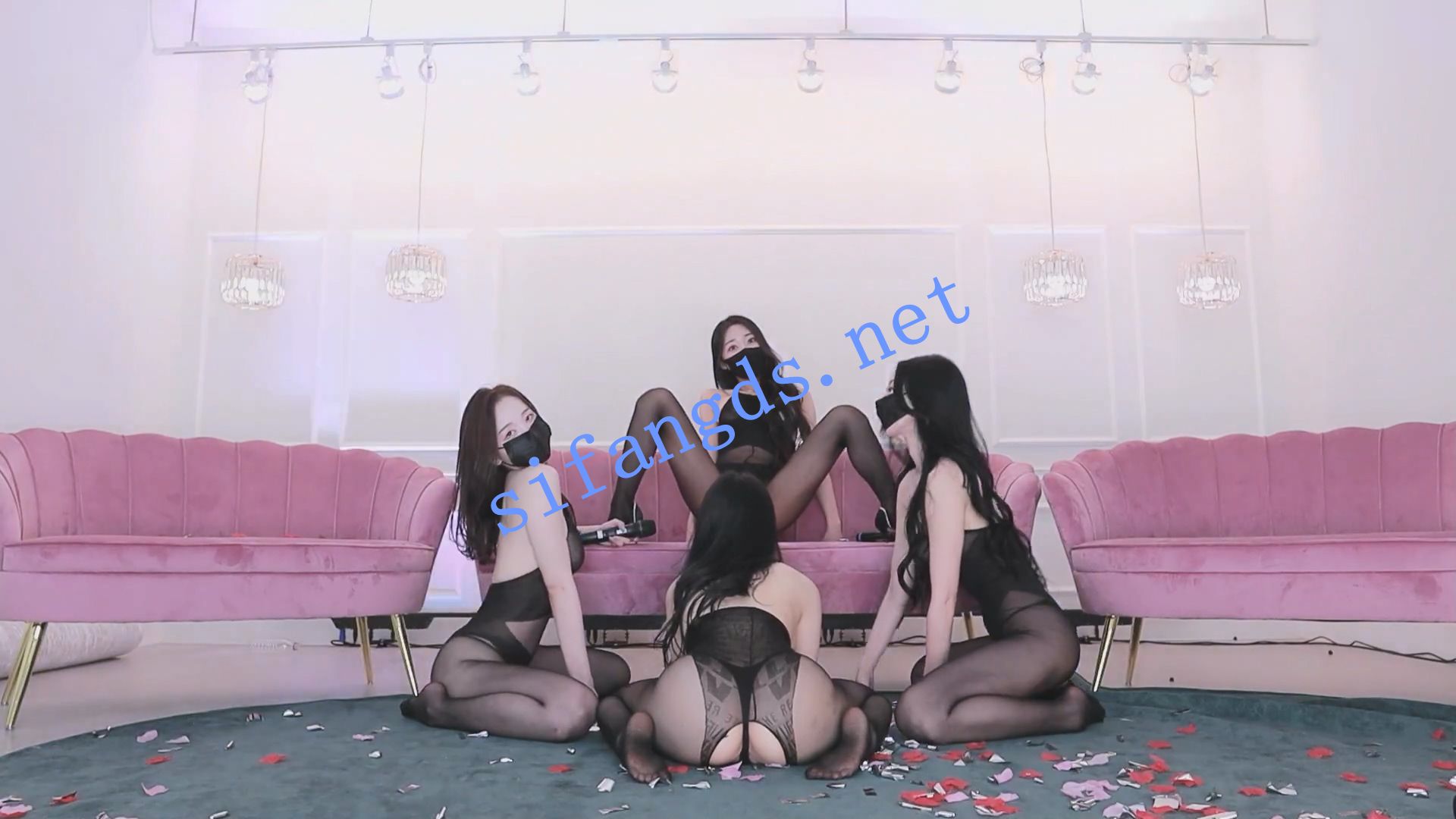 ⭐韩国BJ女团播《MS Crew》舞蹈秀  牛仔 黑丝  #4 [39.2GB]