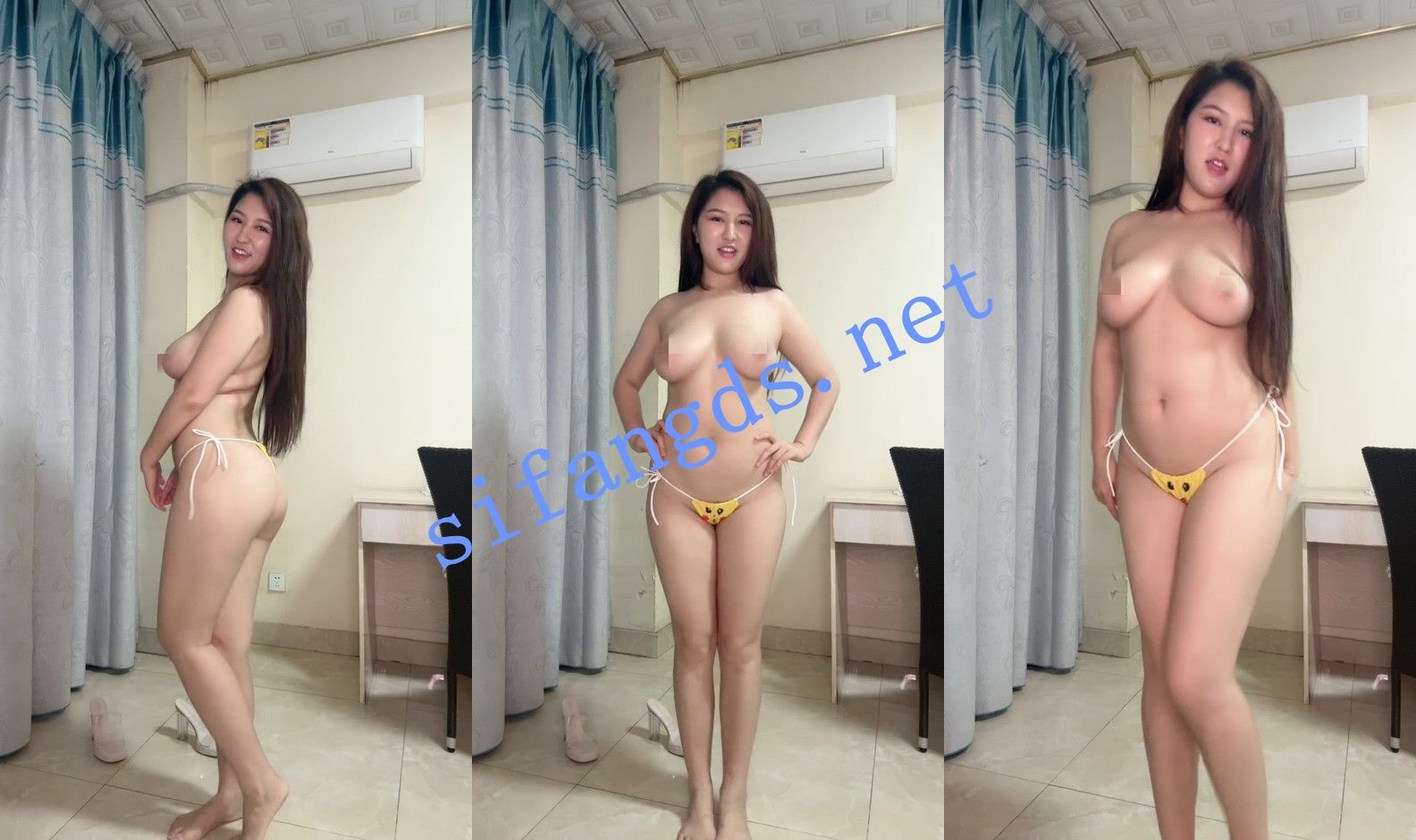 ⚡真实AV女演员在线直播！《沈樵老师》丰乳肥臀,全裸热舞, [3.73G]