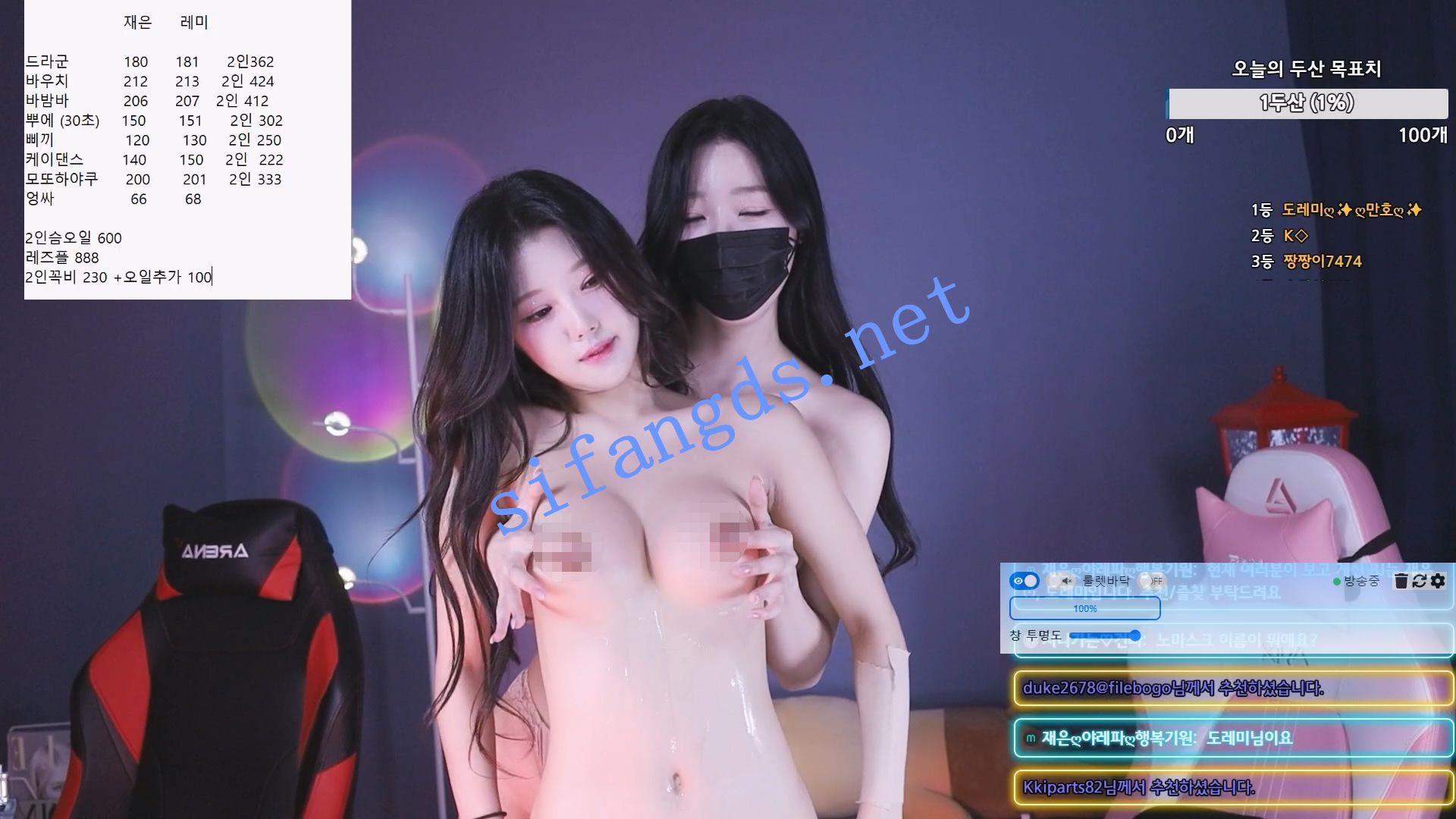 ⭐ 《韩国BJ》《100042》 双女互动 性感裸舞 [13GB ]