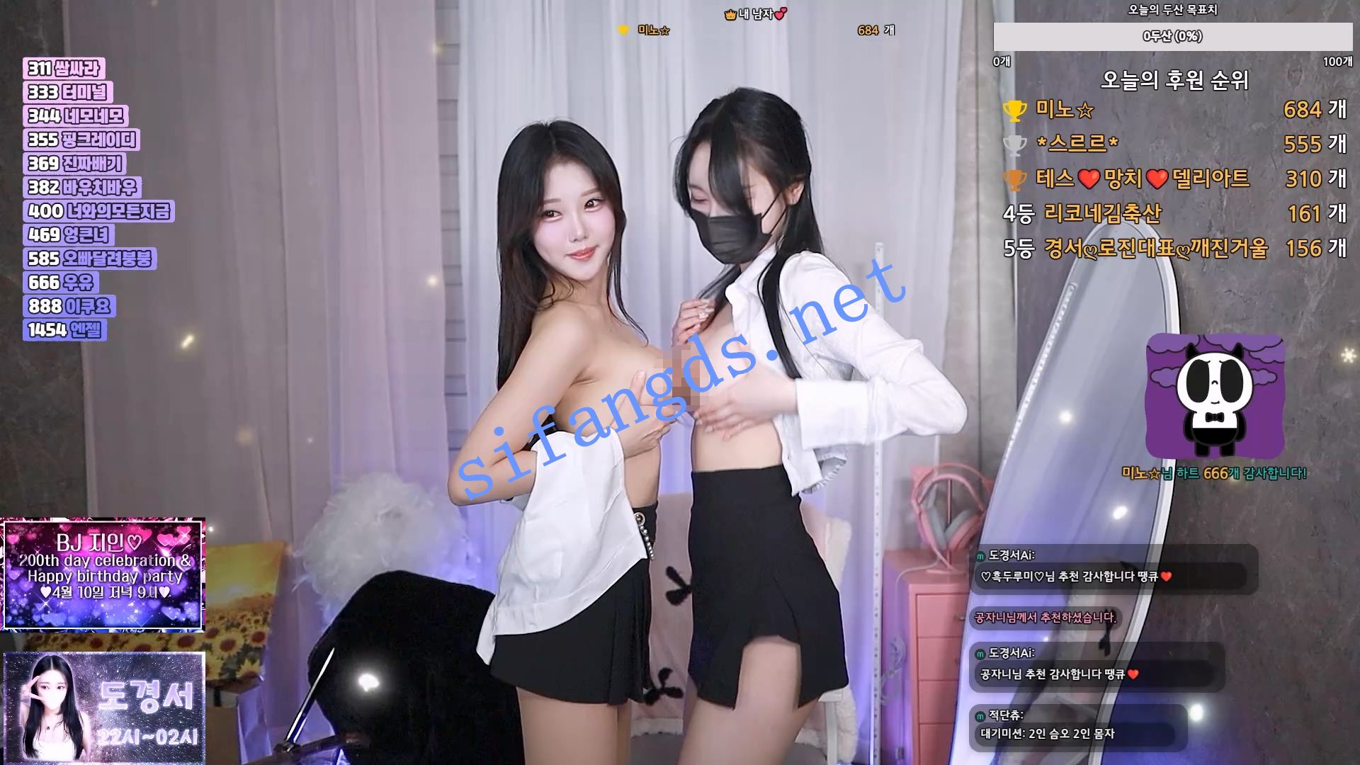 ⭐韩国BJ极品双女同台互动《dks2003》双女撞奶互磨 性感裸舞 [1.8GB / 19V]