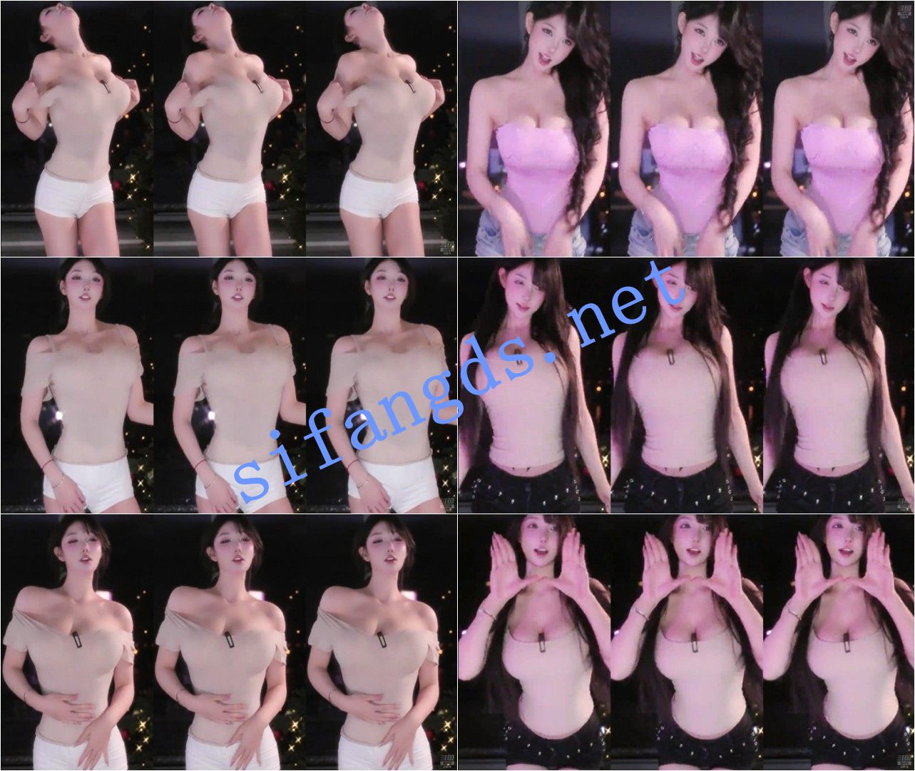 ✅斗鱼 Minana 米娜-8 巨乳 露半奶抖胸舞 大摆锤等经典骚舞 46v [5.78G]