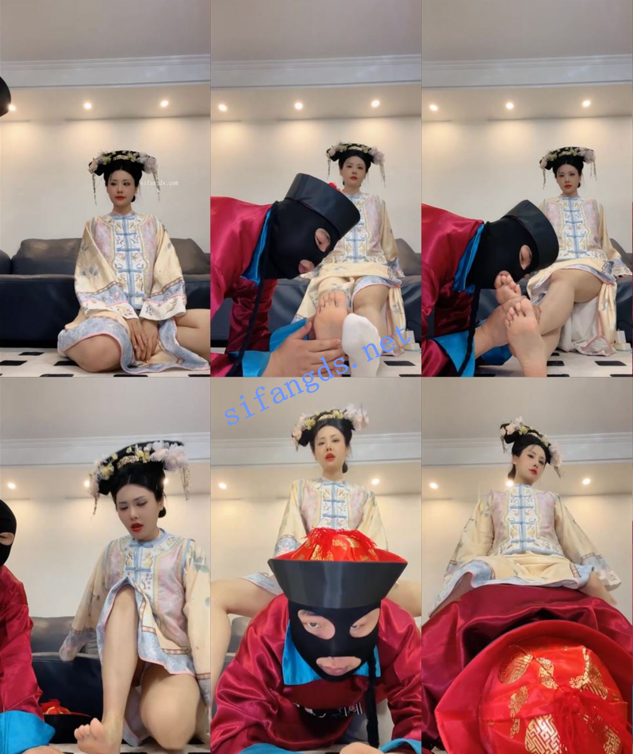 ❤️长腿女神《松紫大人》全新炸裂剧情春宫太监+新人女奴 [2GB]