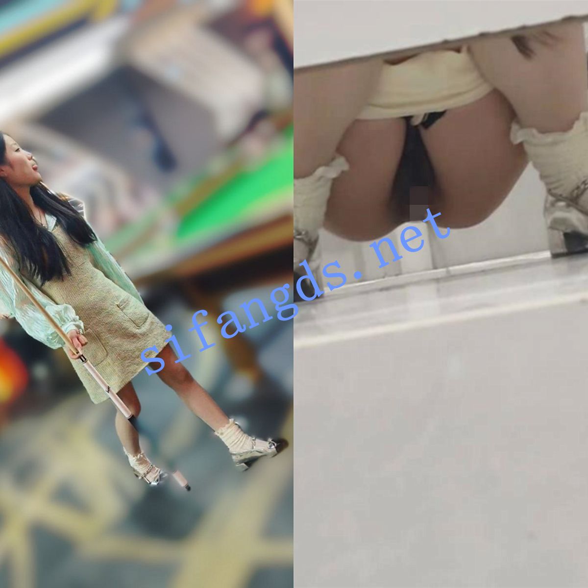 ❤️《厕拍》手持闯拍 台球室多位小姐姐 [341M]