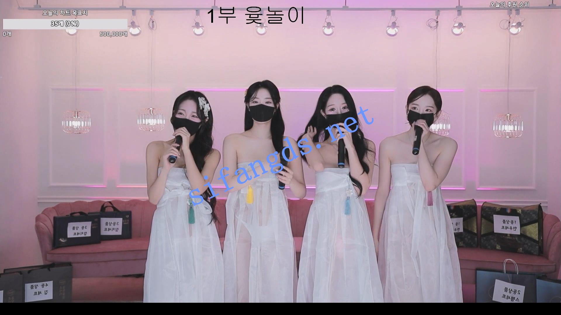 ⭐韩国BJ女团播《MS Crew》舞蹈秀  游戏惩罚 #6 [37.5GB]