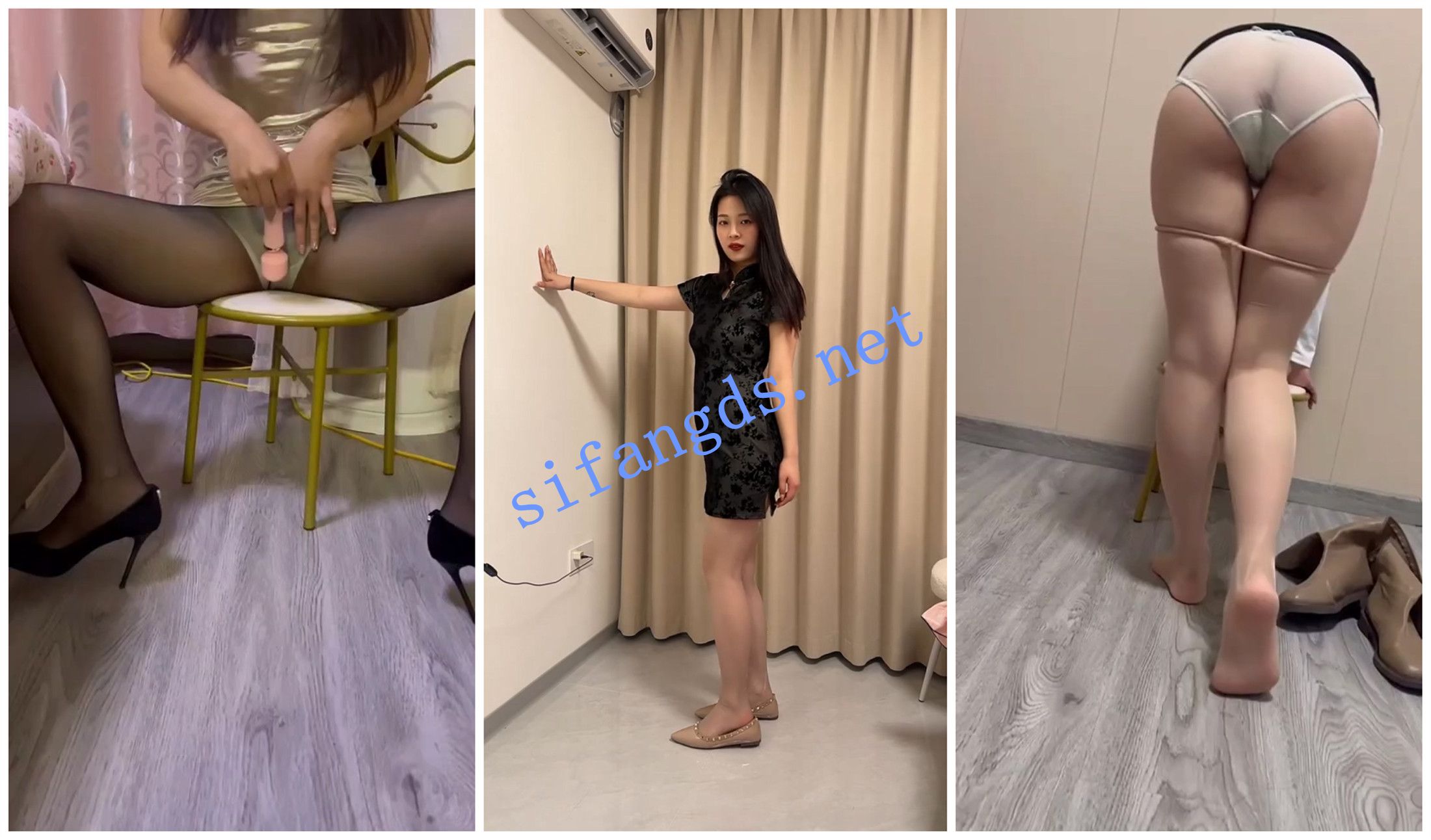 《快手福利》丝袜高跟御姐《可小艾》丝足诱惑道具自慰 [503.93 MB]