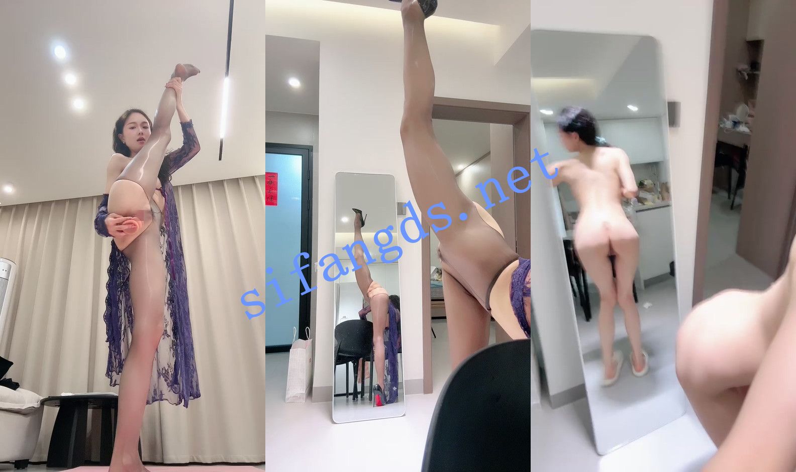 ⚡20小时核弹！真实舞蹈老师！《小泡泡》在家全裸一字马！ [14.1G]