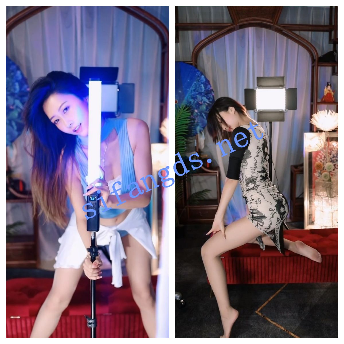 《抖音》小慕林 2  乳夹灯管 漏底 漏内 漏裆 [5.1G 43V]