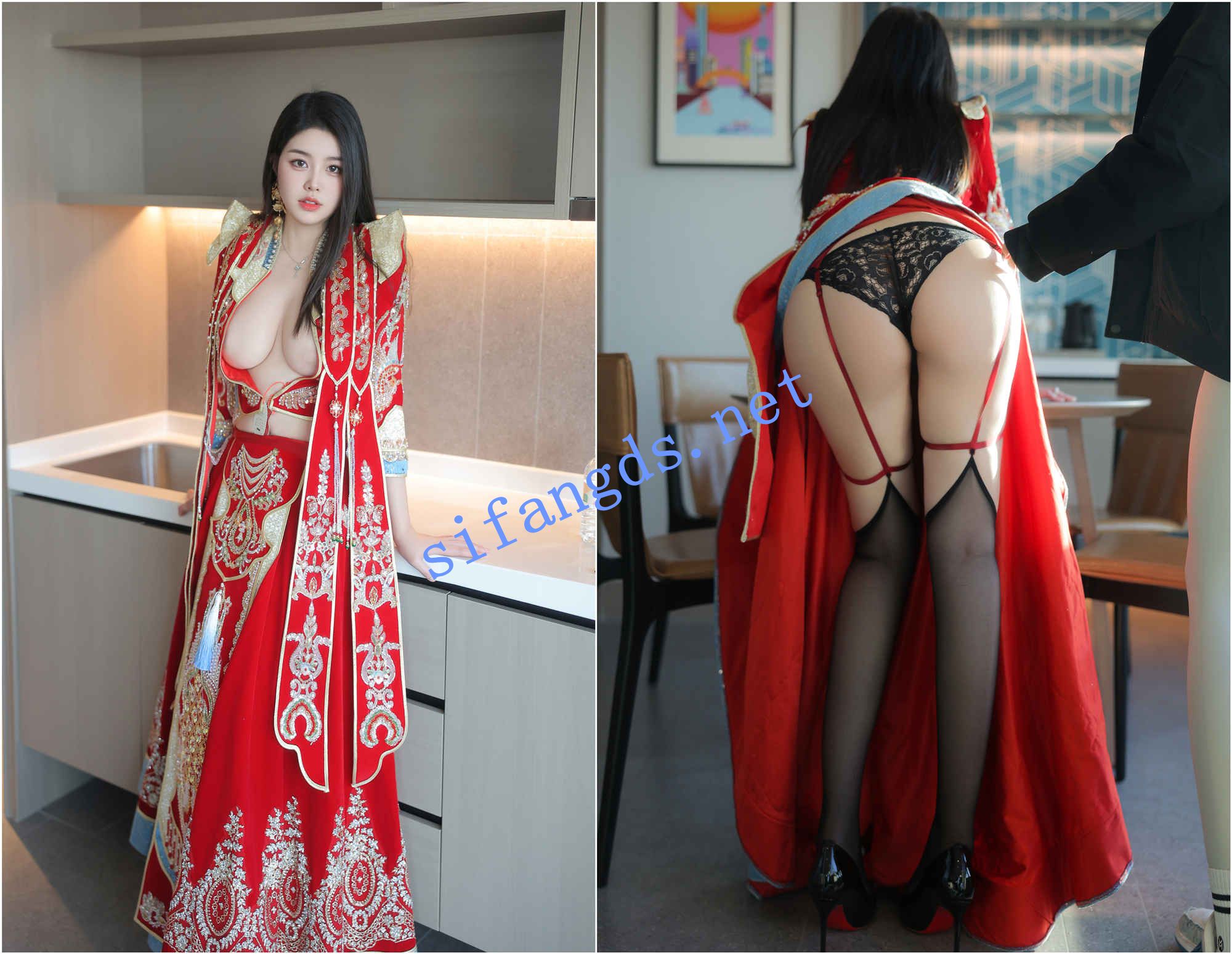 ✨秀人网 林若凡✨超级美乳 秀禾新娘装+超稀缺操逼视频！ [640M（76P原版图+3V）]