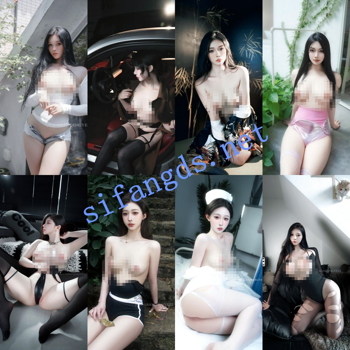 ⭐ 推特摄影师《三清叶子 SANQINGYEZI》极品模特大尺度私拍 [11.8GB / 770P / 46V]