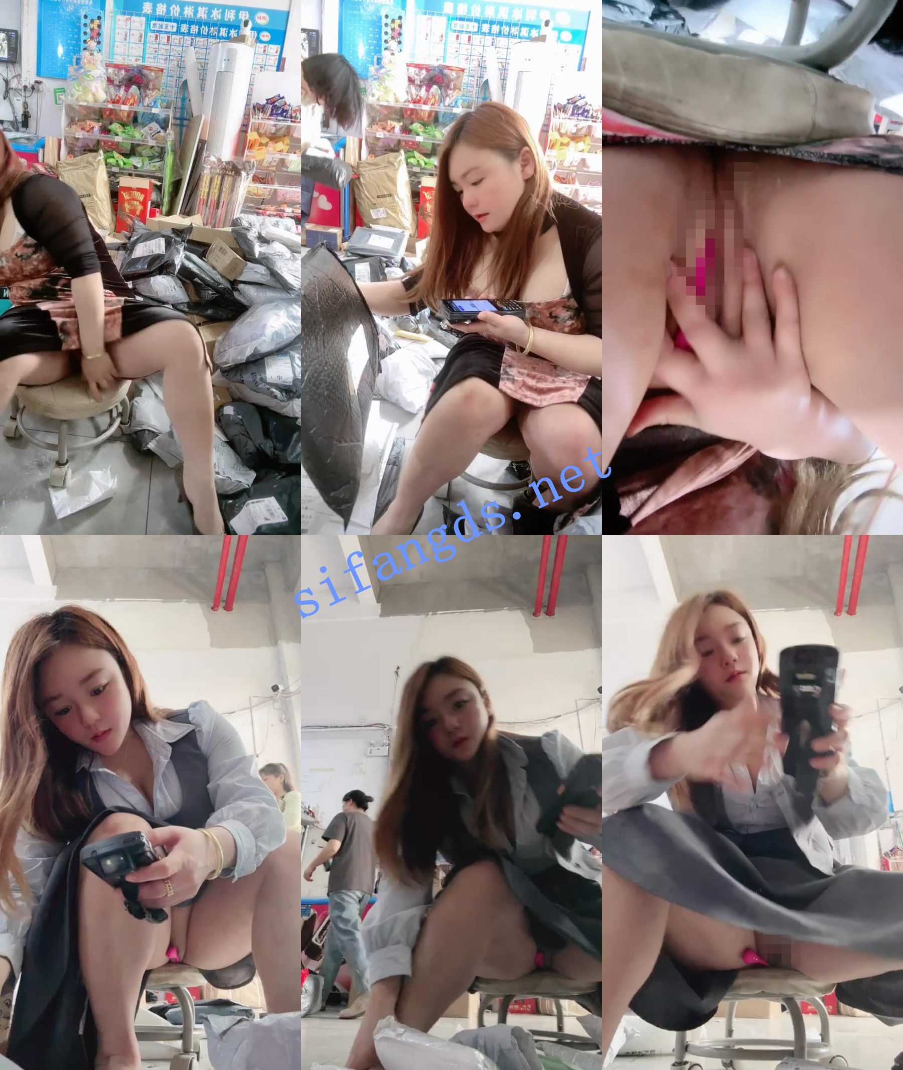 ⚫️《快递小妹》人来人往,边挑快递,边真空跳蛋 喷水,超爽, [14.5GB ]