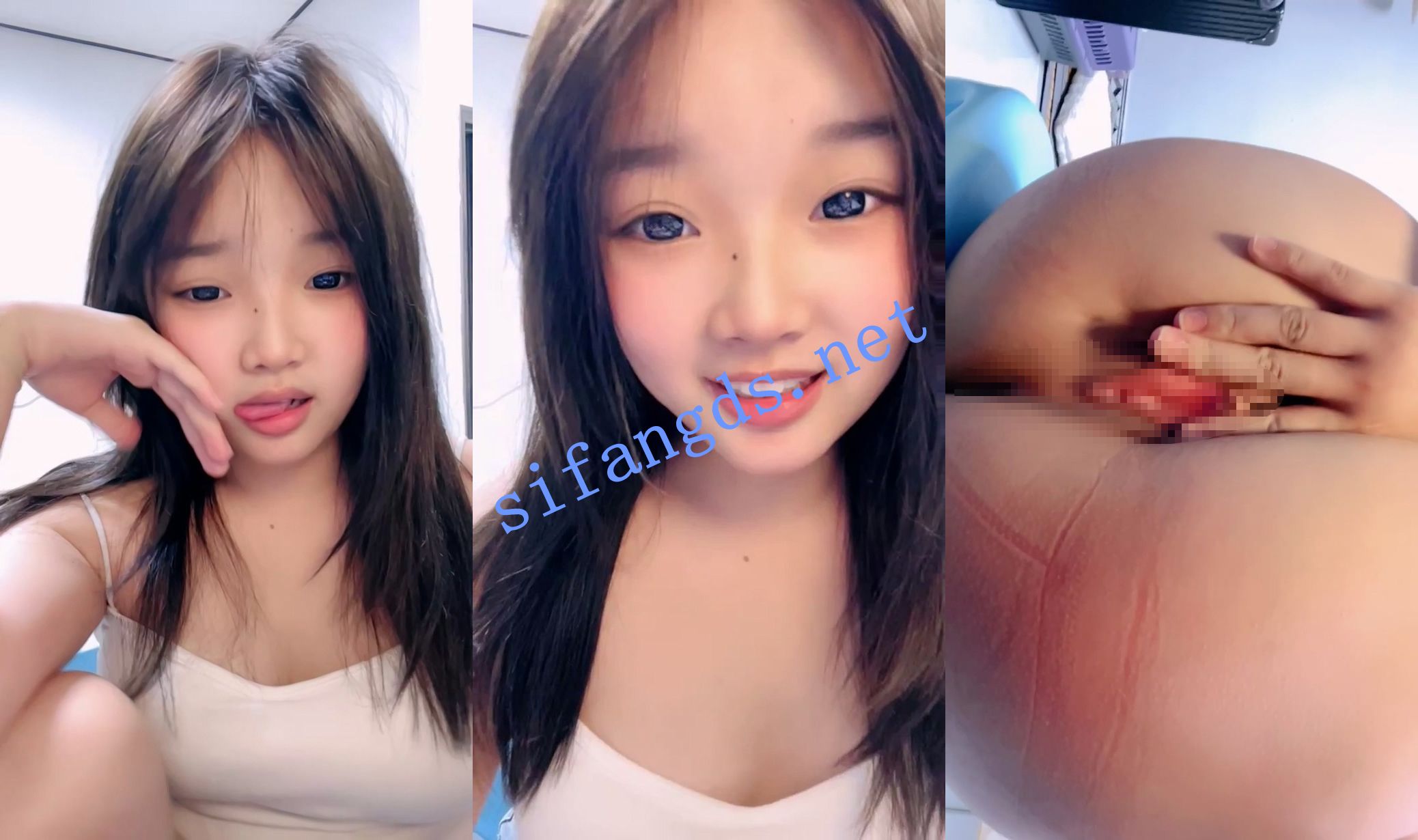 乖乖宝贝刚成年！婴儿肥好嫩,《椰椰栗》粉红骚穴道具自慰, [2.46G]