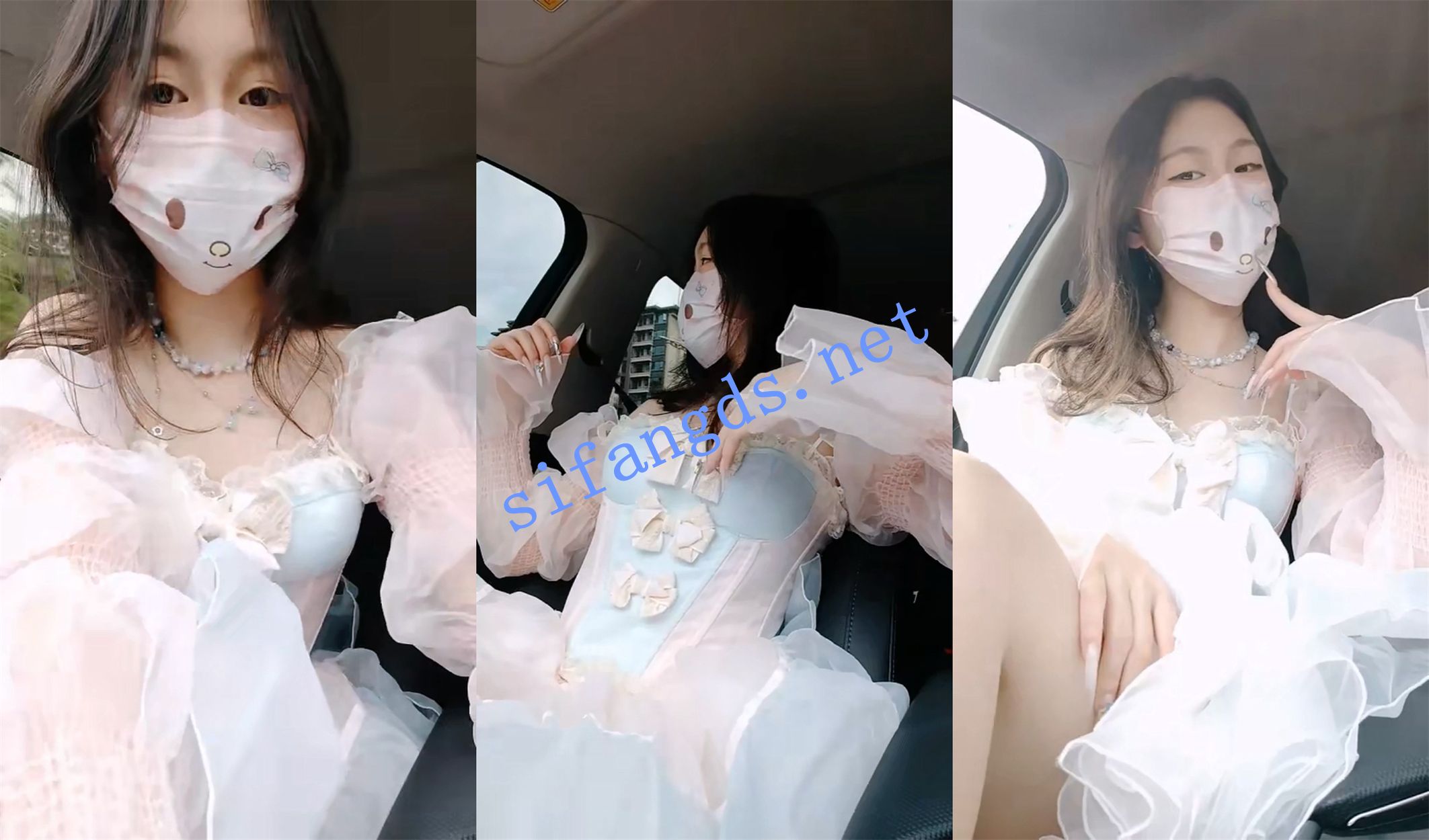 良家学妹,反差婊！《鱼妹啊》车震遇阳痿男,回家放肆自慰！ [2.04G]
