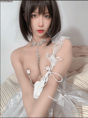 《推特 布丁大法》性感情趣婚纱 肛塞创可贴逼 乳贴 勒逼 [996MB(66P+6V)]