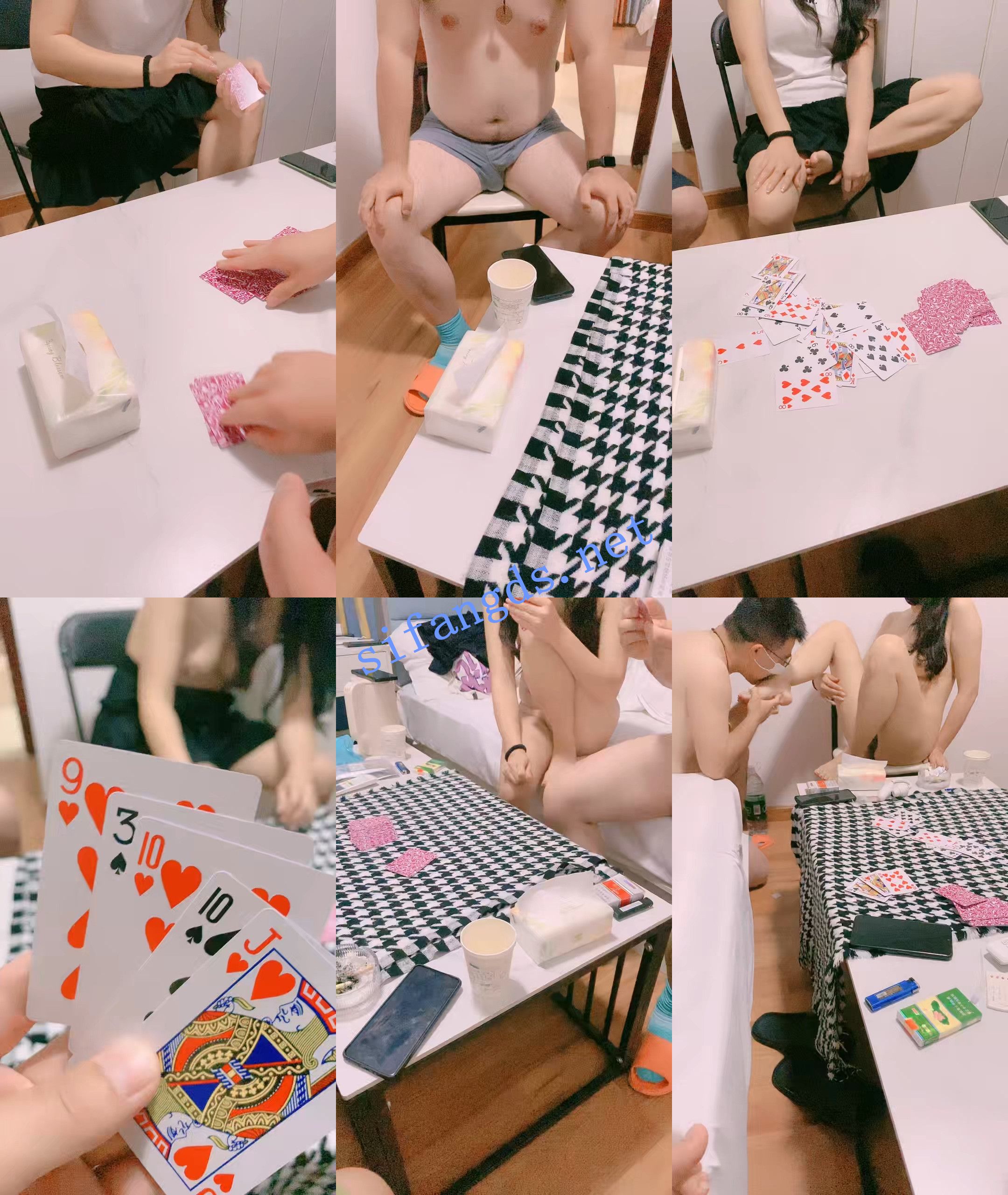 ♆♆《思慕慕》3男1女,开房玩牌,赌债肉偿,4P无套狂操,骚母狗 [5.80GB]
