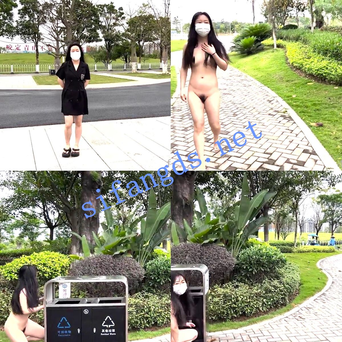 ❤️《cikaimoon/LiWaynix》大胆露出无视路人 调戏老头大爷（4） [3.38G]