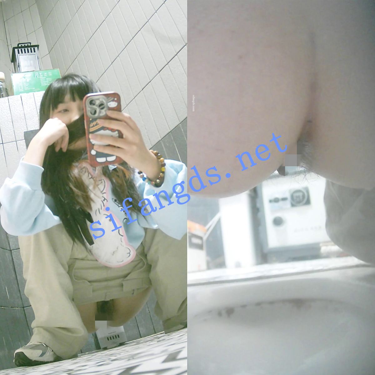 ❤️《厕拍》前后双角度 极品靓妹 插逼塞卫生棉 [8.88G]