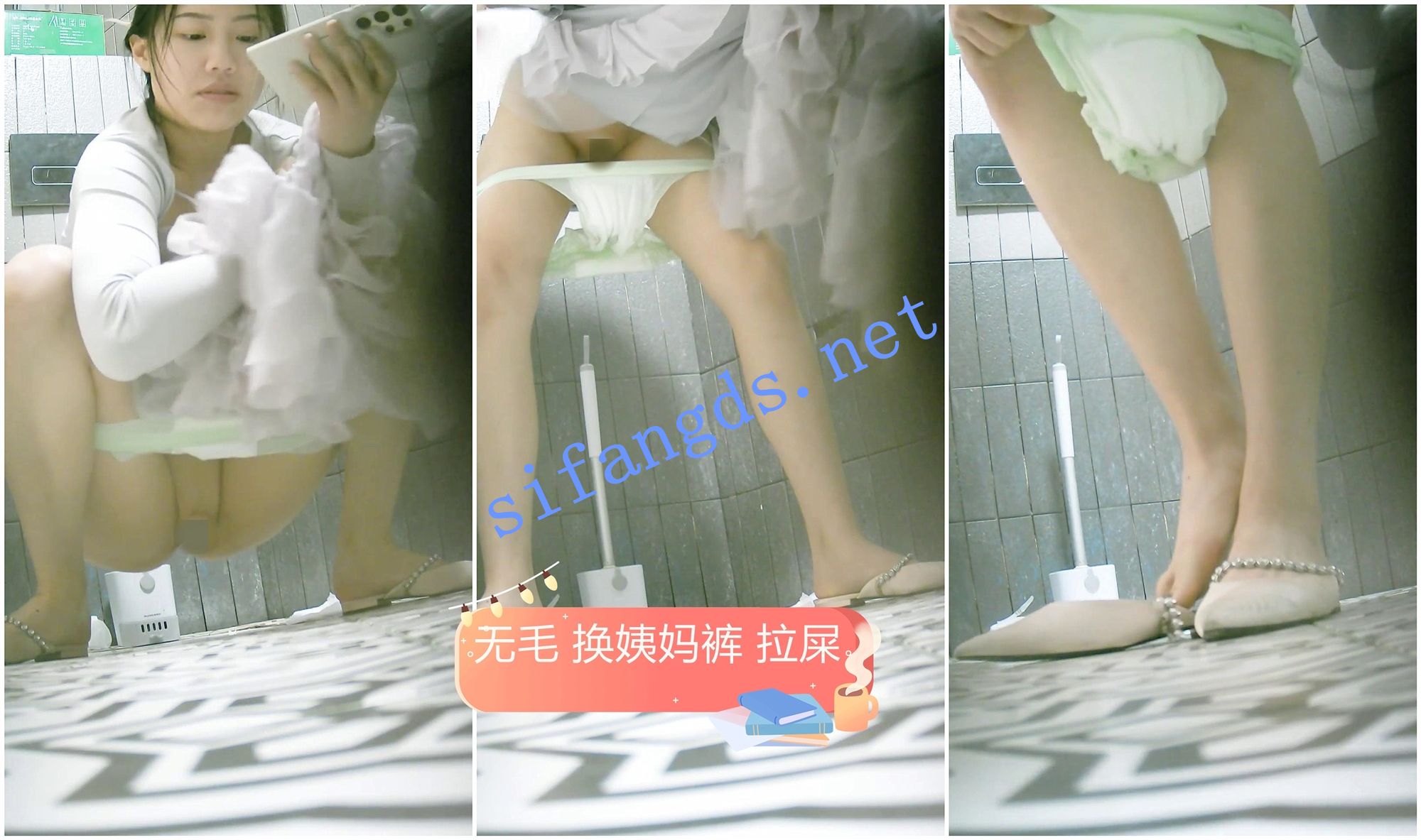 ❤️《厕拍》前后双角度 极品无毛拉屎 换大姨妈内裤 [7.35G]