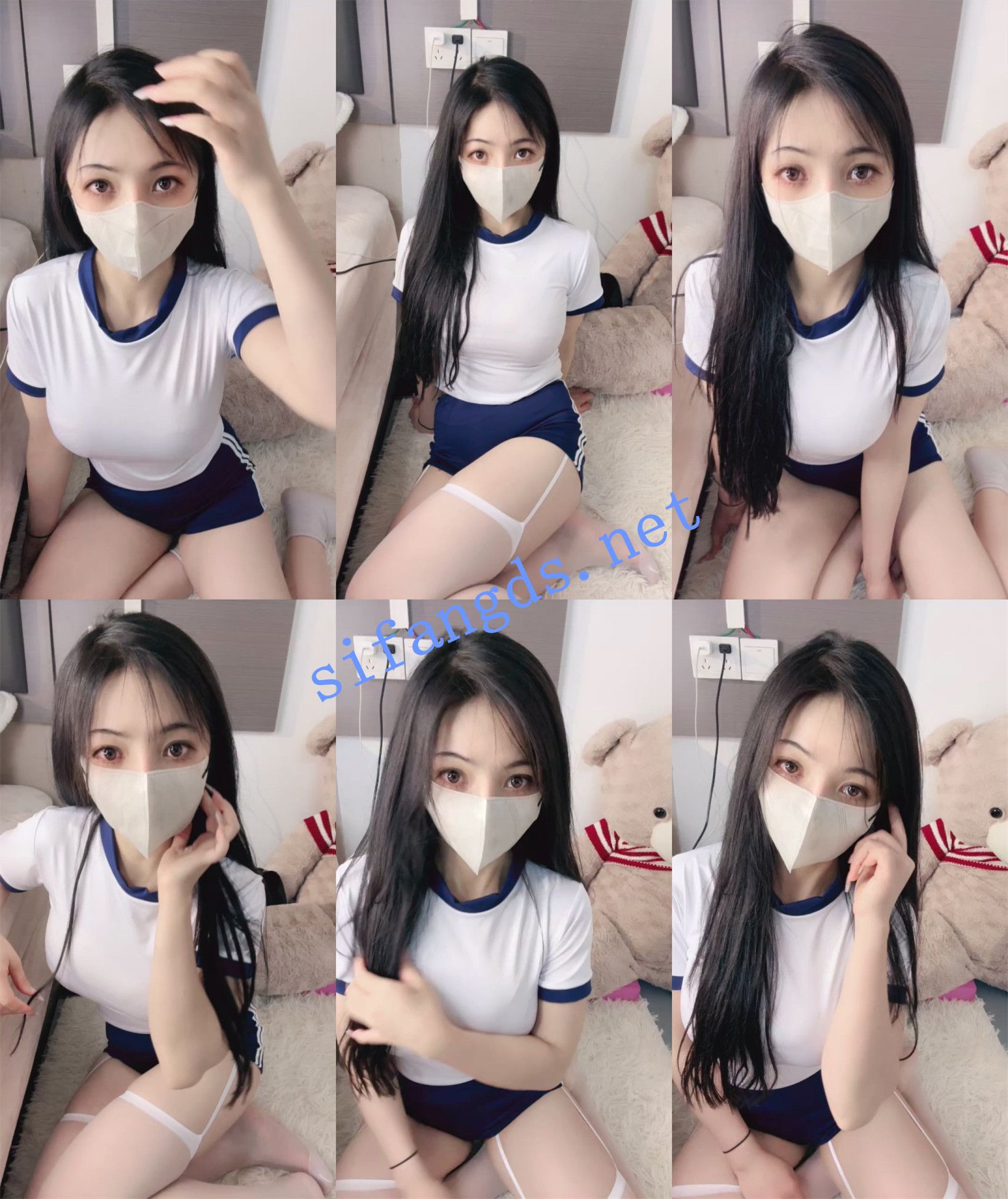 新人！G奶女神！奶子巨大无比,《蠕动熊猫》扣穴自慰！包射 [3.10G]