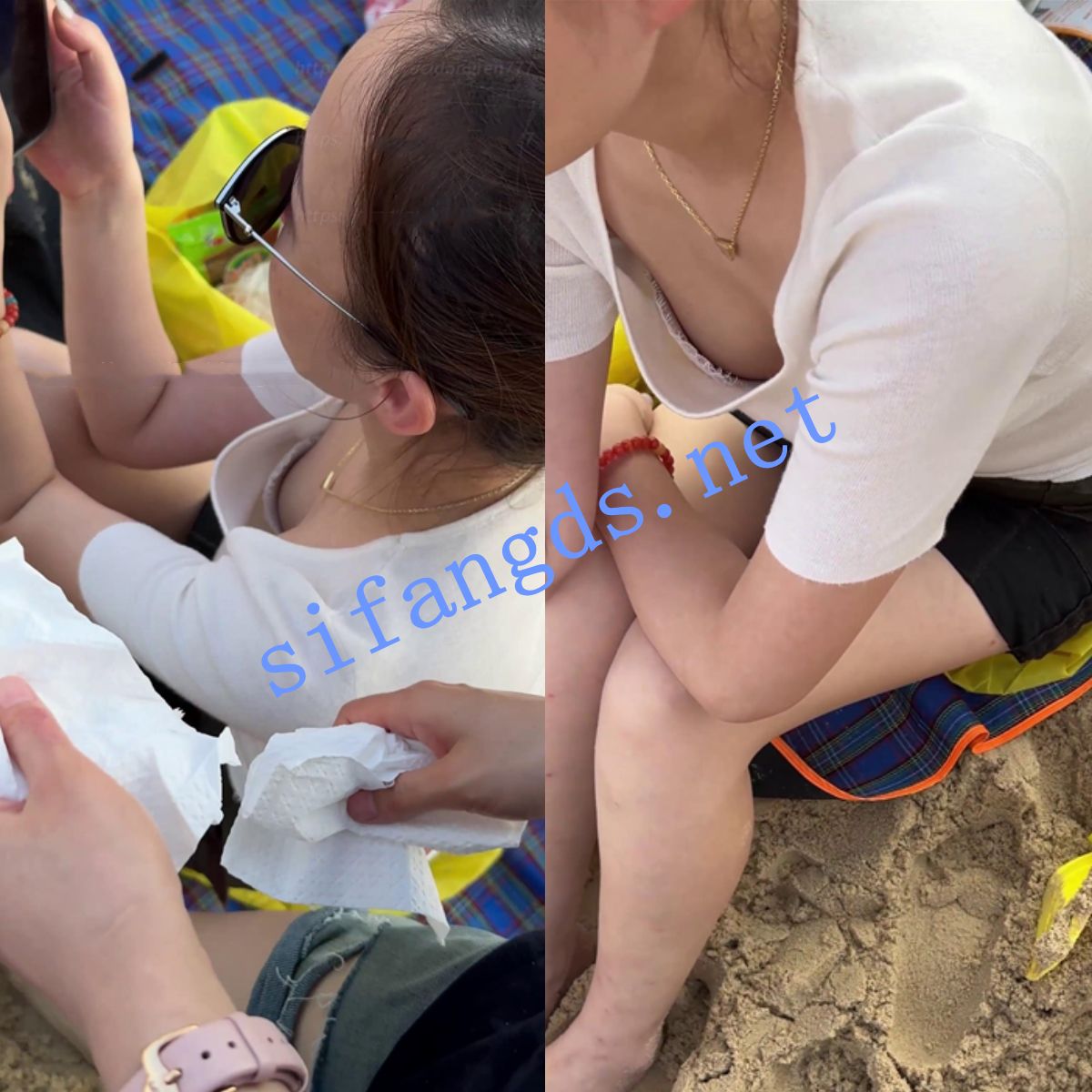 ❤️《高抄拍胸》海边露天 近距离怼奶拍小葡萄(4) [8.32G]