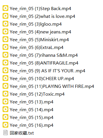 全裸裸舞《Yee_rim》专跳女团舞蹈 专业的 身材完美 成员下海 [2.73G]