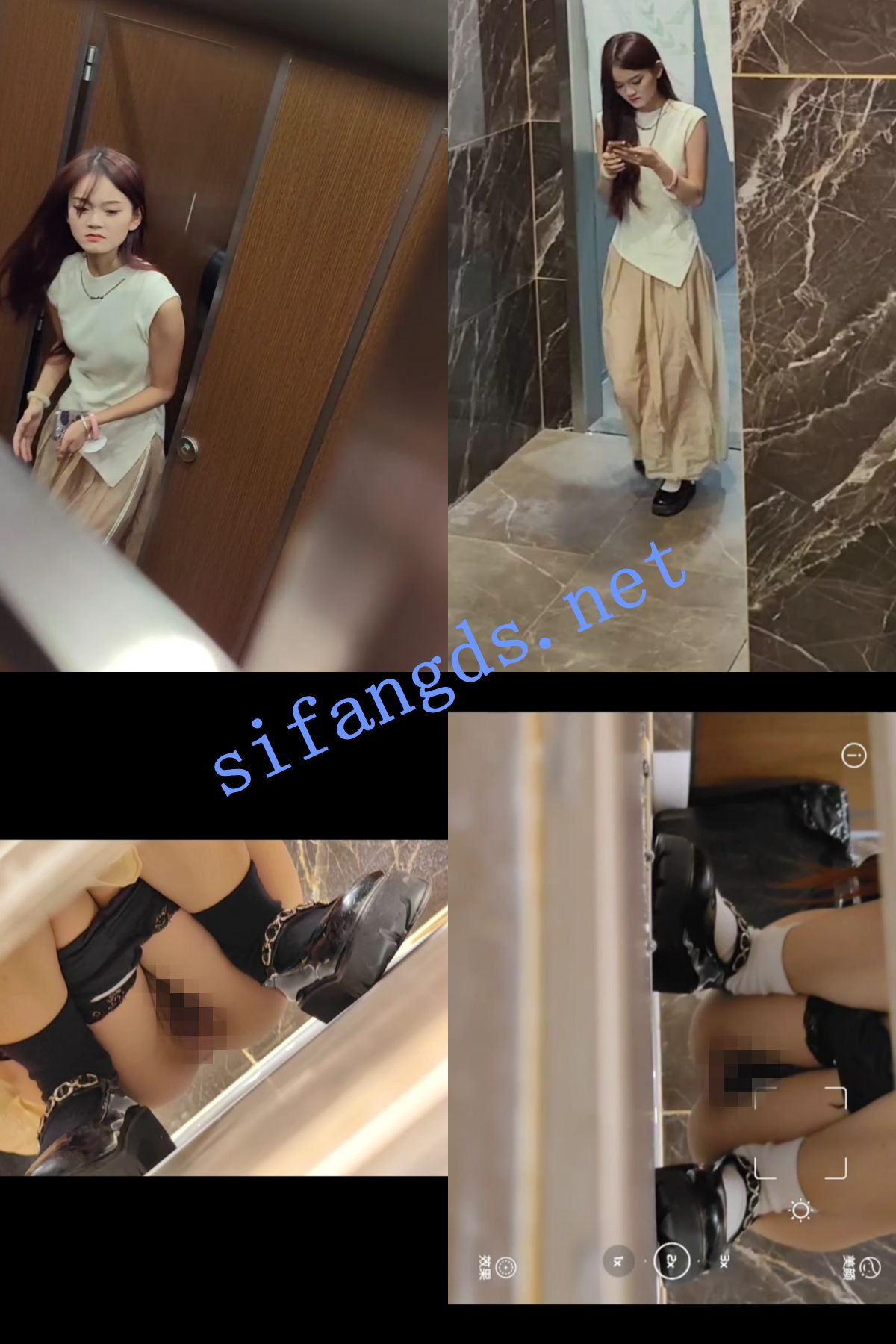 ✅《极品厕拍》高价收费群 高颜值美女补光偷拍51位 []