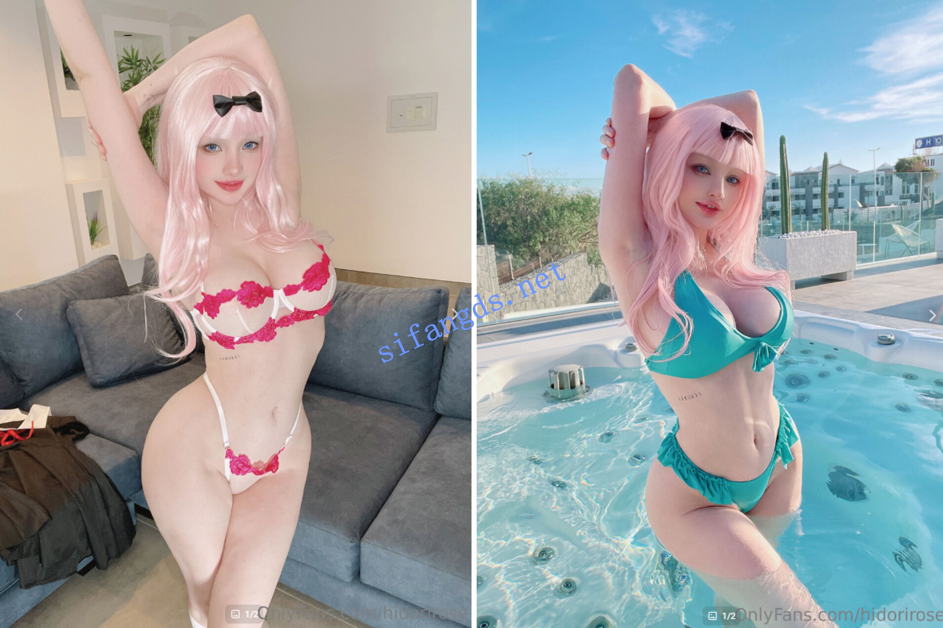 Onlyfans-99《要人命！童颜巨乳女神HidoriRose》最新高价PPV五部 [1.5G]