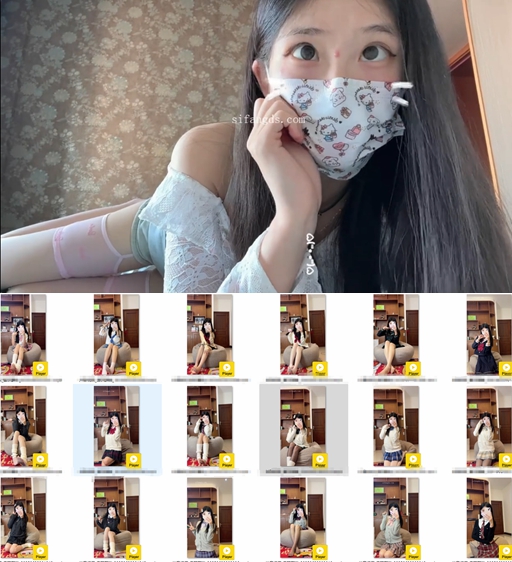 ㊙️抖音23w粉丝《雪顶蛋糕》定制丝足鄙视羞辱狗狗阿黑颜 [1.37Gb]
