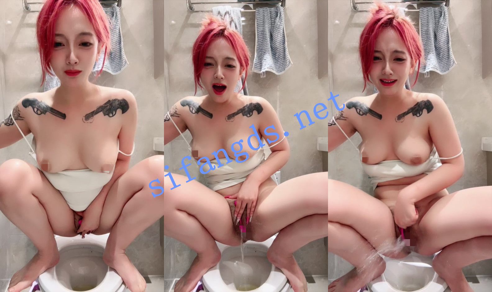 ⚡《你婷姐》高颜值红发大奶子社会姐！吃鸡被干爽歪歪！, [3.21G]