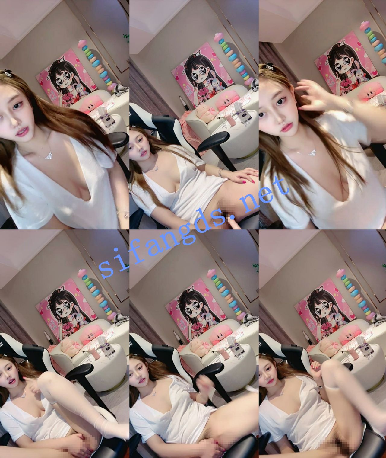 绿播学妹女神下海！,《傲瑞鹏的美羊》逆天颜值道具自慰！, []