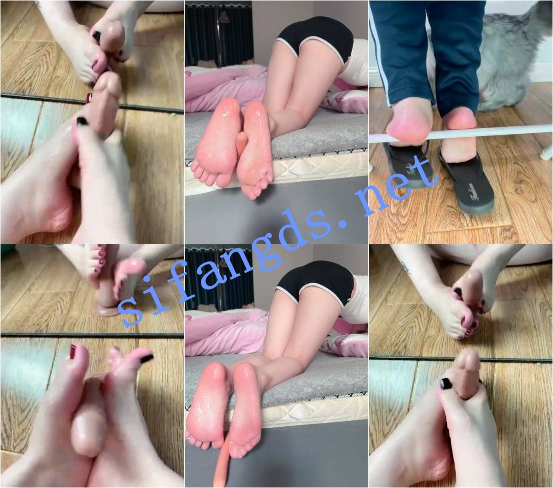 ✅抖音 鱼饼 26万粉 顶级美女 双人美腿足交阳具 骚话等 65V [5.75G]