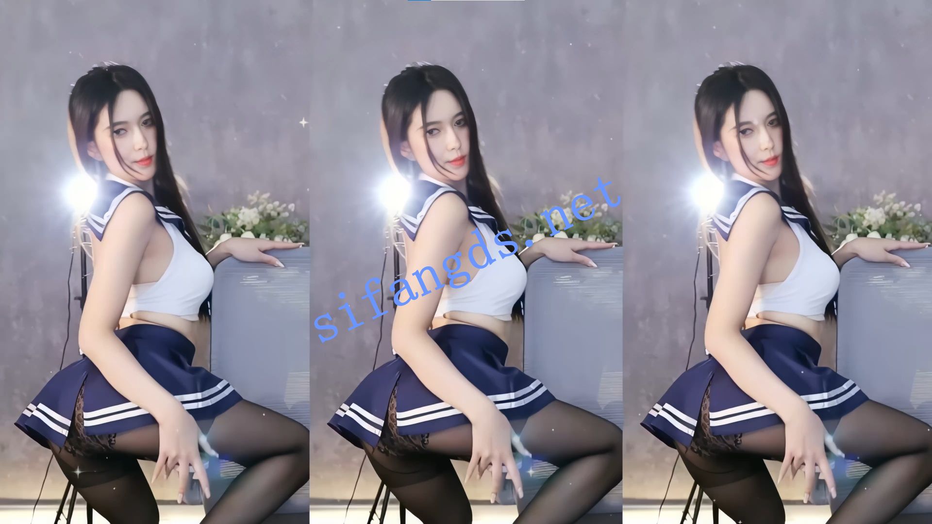 《虎牙》石瑶 情趣揉胸 丁字裤露鲍 3V [648M]