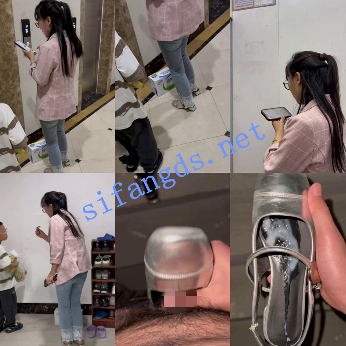 ❤️《扫楼打胶》真实尾随跟踪到家门口 打胶各种鞋子（4） [3.28G]
