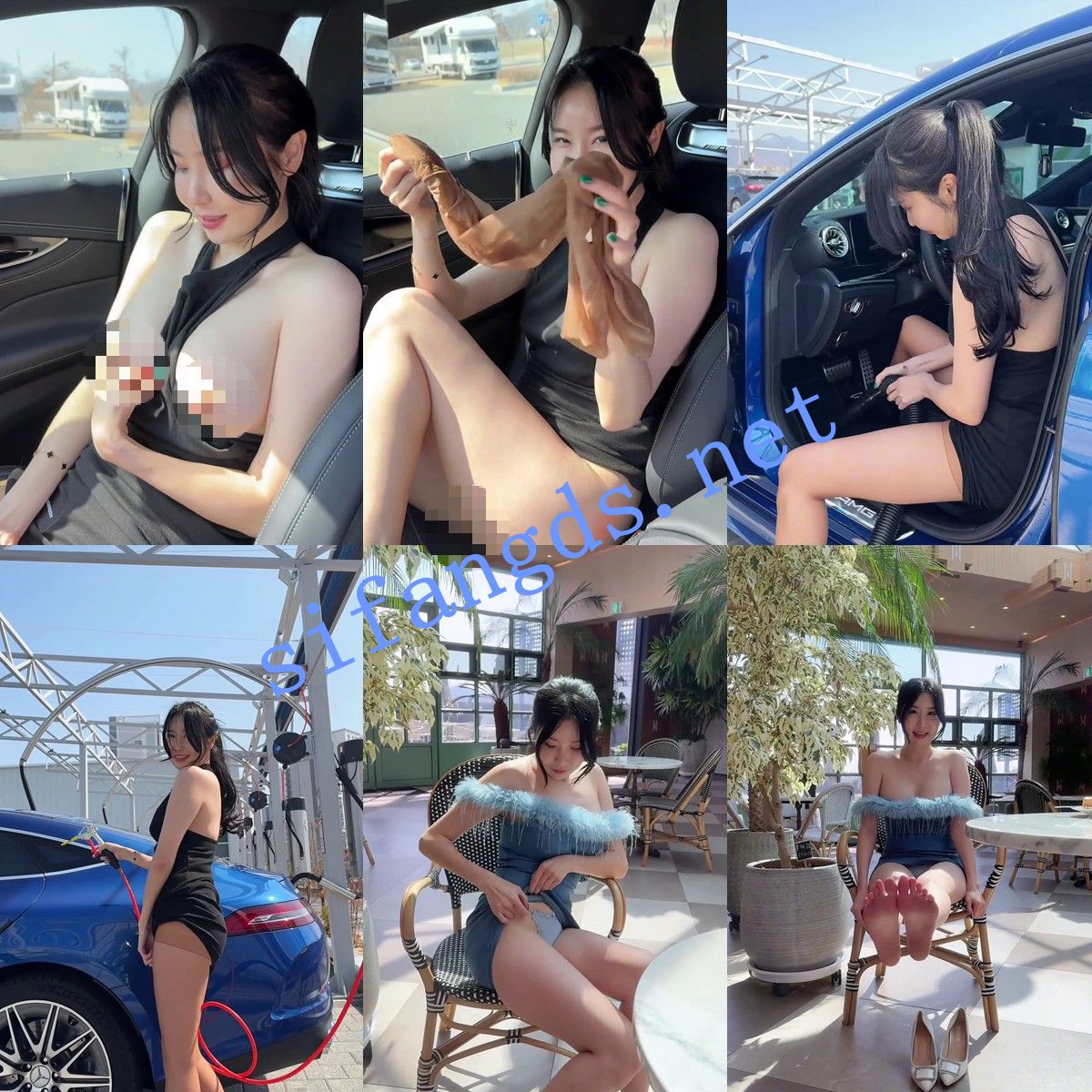 《精品》健身网红（jenasis）户外无内露出，心里的白月光 [4.28G]