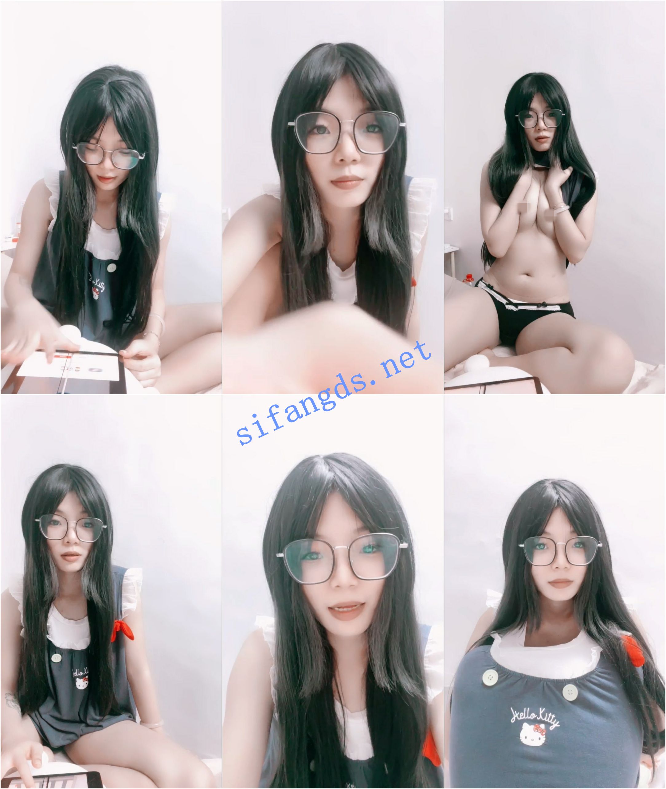 极品眼镜学妹！《小格喵呜》学习累了脱光诱惑还是白虎逼 [1.3G]
