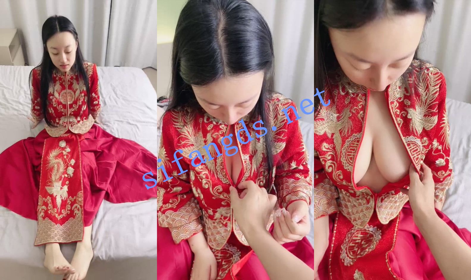 ⚡《新婚快乐》抖M大奶子新娘被干的受不了！最后拉屎撒尿, [3.55G]