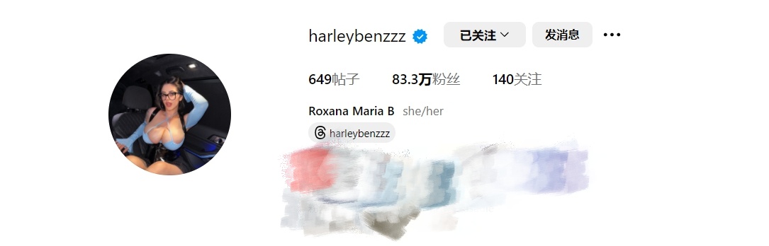 《INS》84W顶级巨乳模特harleybenzzz独家6部自慰 女女福利合集 [2G]