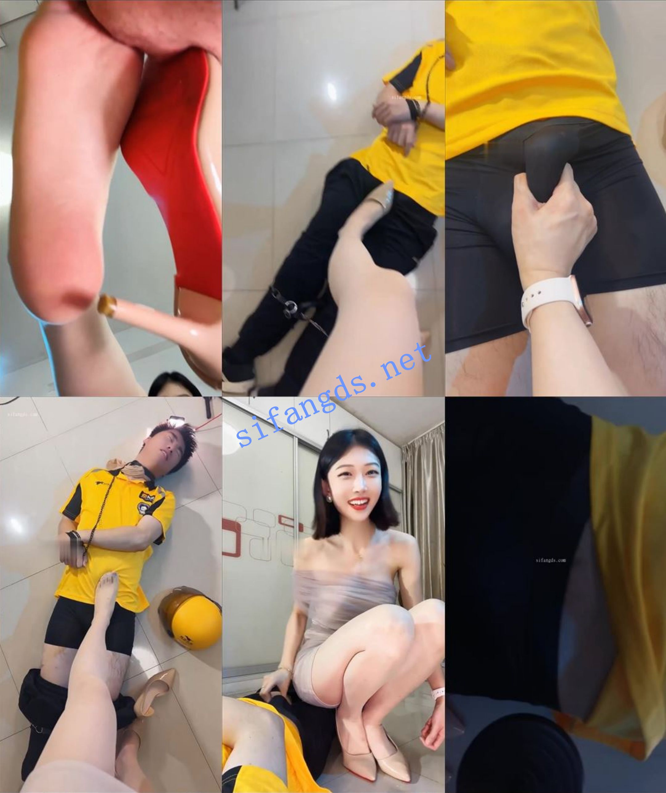 ❤️《佳佳》颜值女s洛丽塔女仆调教主人丝足高跟榨外卖员 [1.39GB]