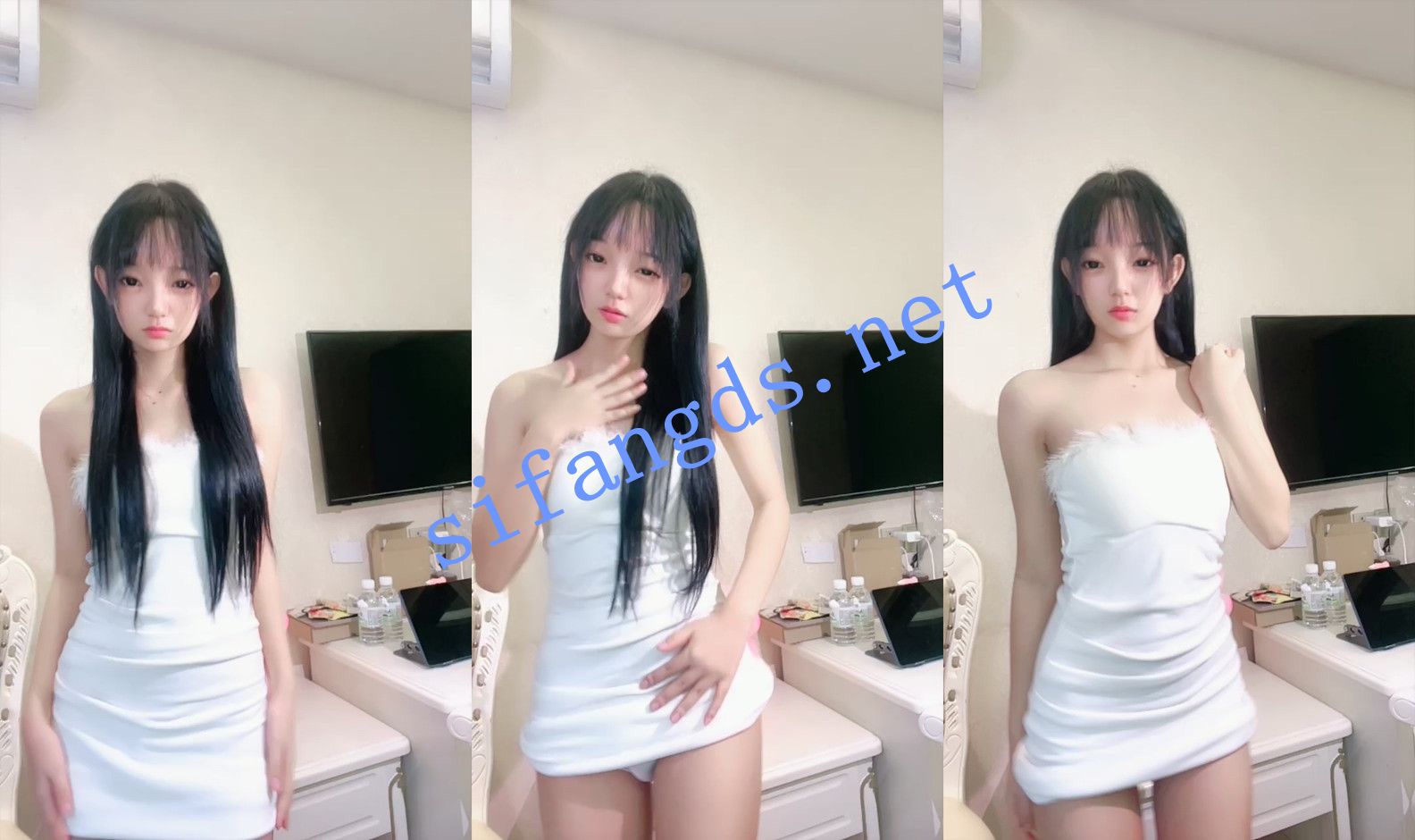 ⚡《鬼鬼啊》校花来了！深夜脱衣舞表演,雪白裸体,粉红小穴 [3.27G]